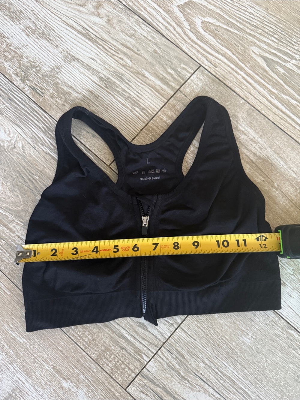 Post Surgical Compression Bra Front Zip Racerback Black - 4 available
